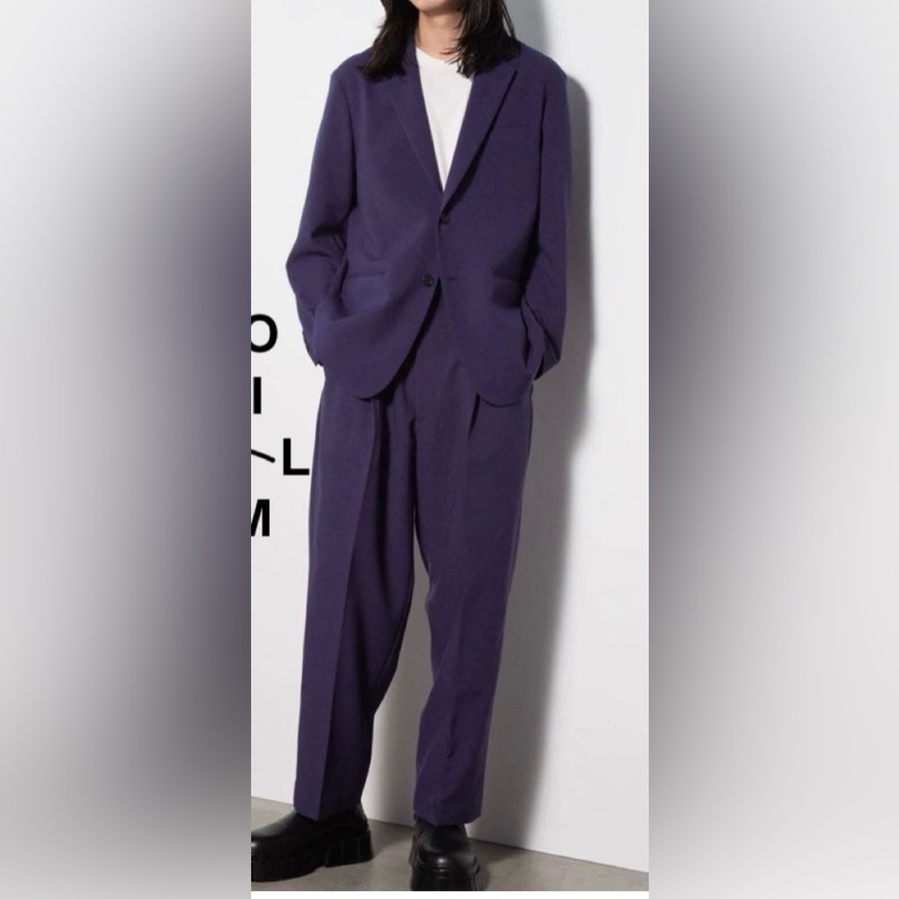 Cool Marni x Uniqlo  Navy Blue suit